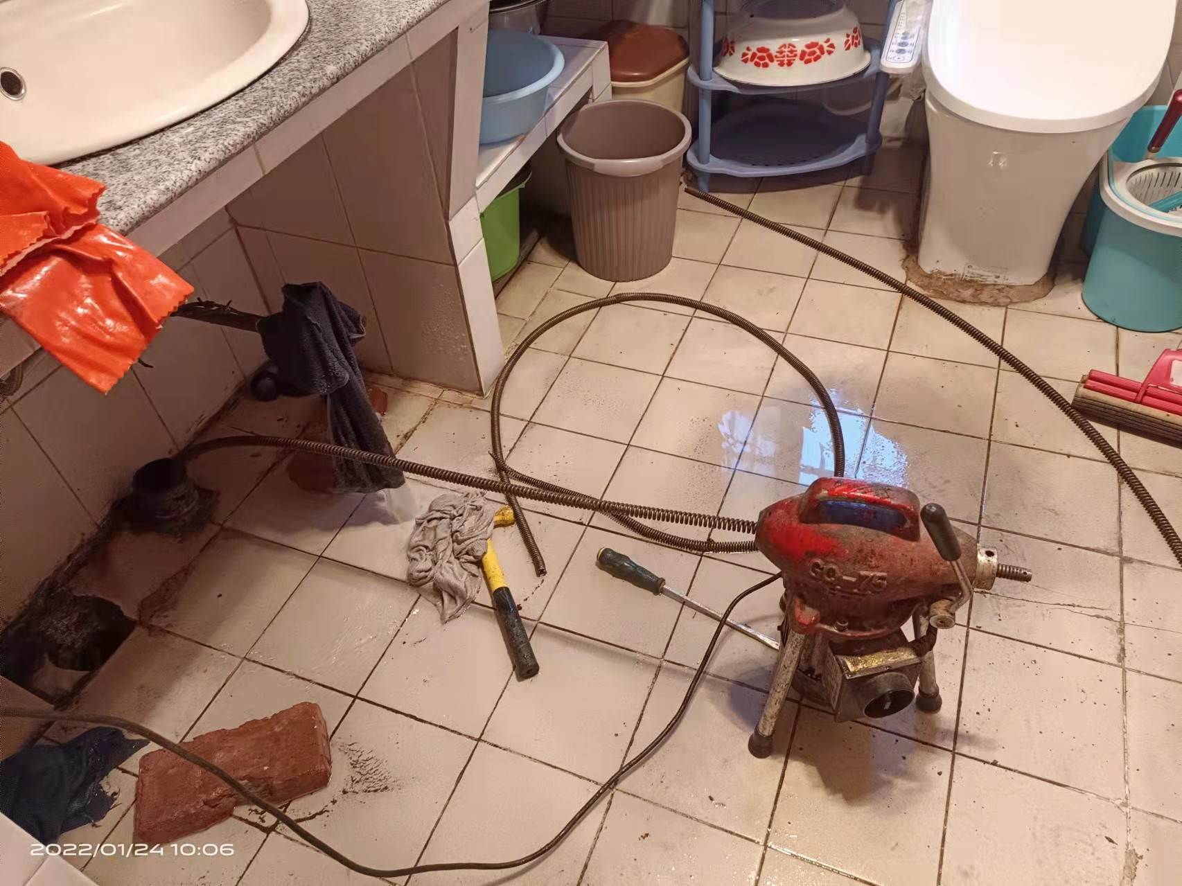 英德疏通厨房下水道，地漏疏通